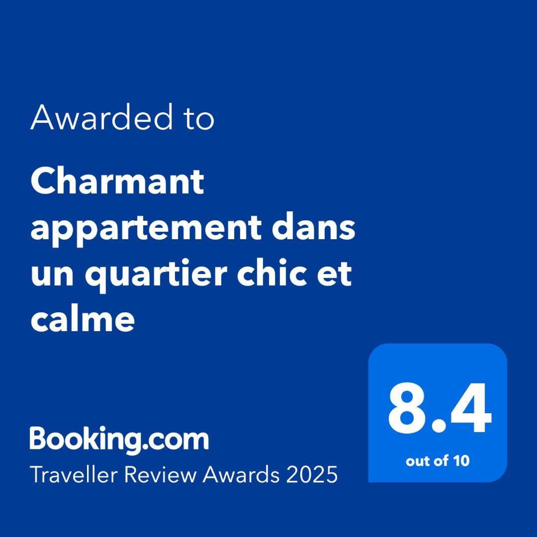 Charmant Appartement Dans Un Quartier Chic Et Calme Marraquexe Exterior foto